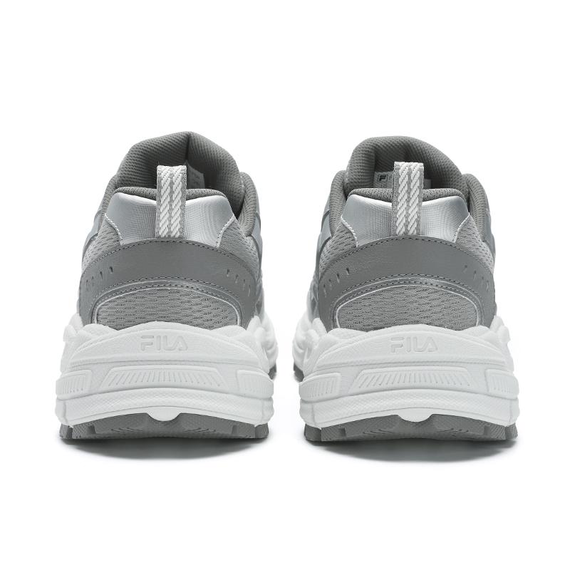 FILA Blade Silver Tooth Shoes Sports Casual Versatile Trendy Fashion Shock Absorbing Durable Low Top Urban Commuting Running Shoes F12M512101FSA