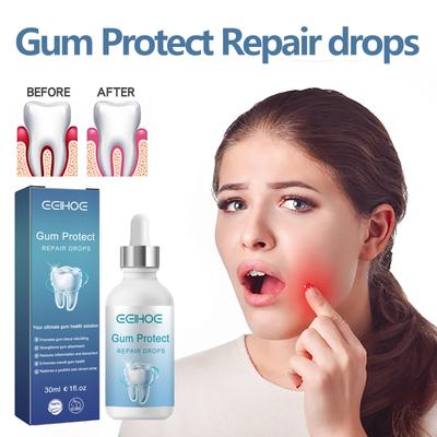 Suero Gingival de Reparación Rápida Alivia Efectivamente la Alergia Dental Caries Dental Limpieza Dental Pasta de Dientes Alivia el Daño Dental Gotas