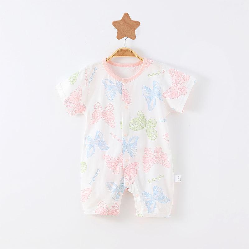 Dünner Stil Sommer Baby Strampler Kurzarm Body für Neugeborene