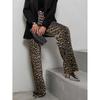 Leopard Print Casual Pants Fashion Sexy Street Style High Waist Straight-leg Leopard Print Casual Pants