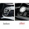 For BMW 5 Series G30 2018- ABS Silver Engine Start Stop Button Cover Ring