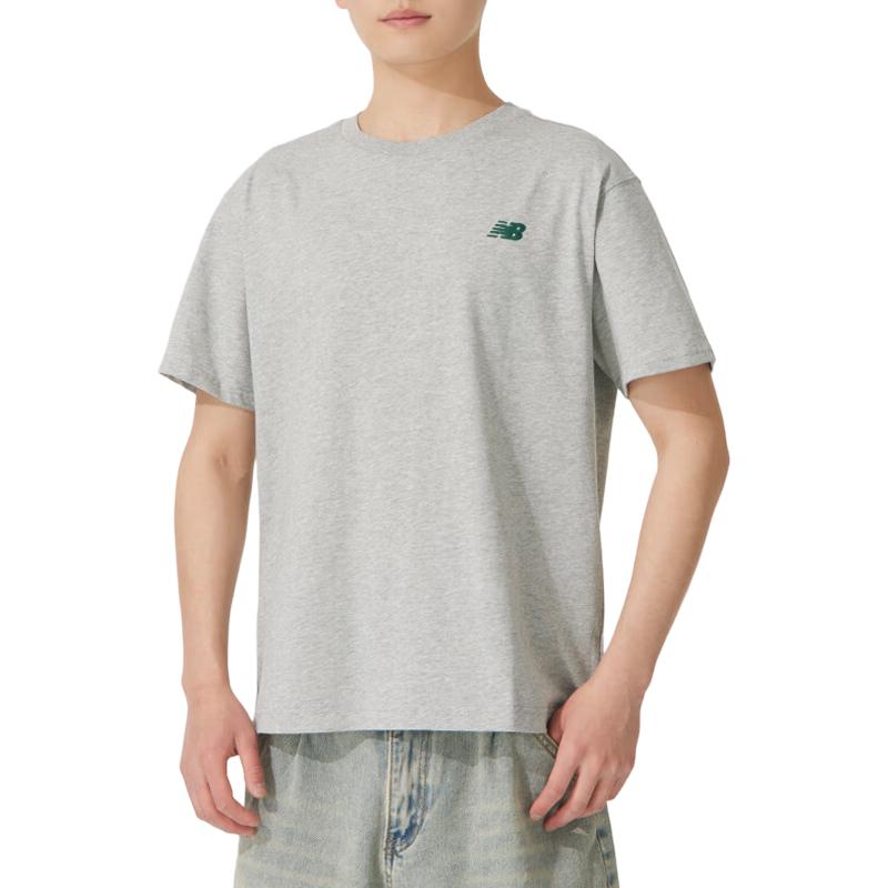 New Balance T-shirt Uomo Grigia SS25 AMT52331-GHM