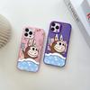 Painted Pattern Colorful Sliver Double Sided Hard Shell Shockproof Anti-fall Phone Casing for OnePlus OPPO Reno Realme