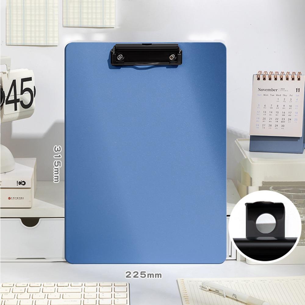 With Low Profile Gold Clip A4 Writing Clipboard Writing Tablet Writing Sheet Pad File Folder Board Clamp Document Folder