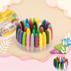 Peanut Crayons for Kids,12/24/36 Colors Washable Toddler Non-Toxic  Coloring Art Supplies,Gift for Boys and Girls Back To School