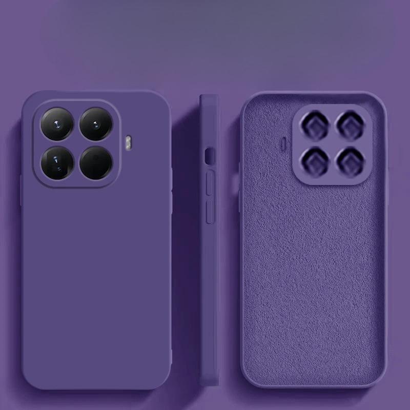 Liquid Silicone Matte Soft Shockproof Case For Xiaomi Mi 15T Pro Candy Color TPU Camera Lens Protection Back Cover For Xiaomi 15T Pro