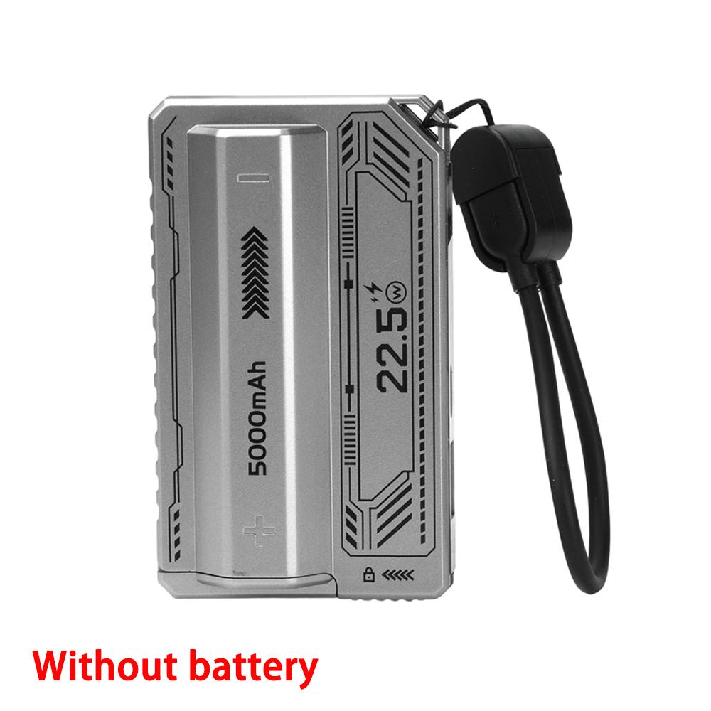 PD 20W Power Bank Casing Fiber Optic Ups Uninterruptible Power Supply For 21700 Lithium Battery DIY Power Bank Battery Box