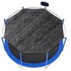 6/8/10/12/14/16-Feet Trampoline Sunshade Cover UV Resistant Waterproof Weather-resistant Outdoor 45820 Poles Trampoline Canopy