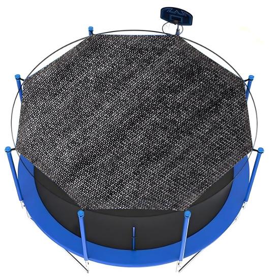 6/8/10/12/14/16-Feet Trampoline Sunshade Cover UV Resistant Waterproof Weather-resistant Outdoor 45820 Poles Trampoline Canopy
