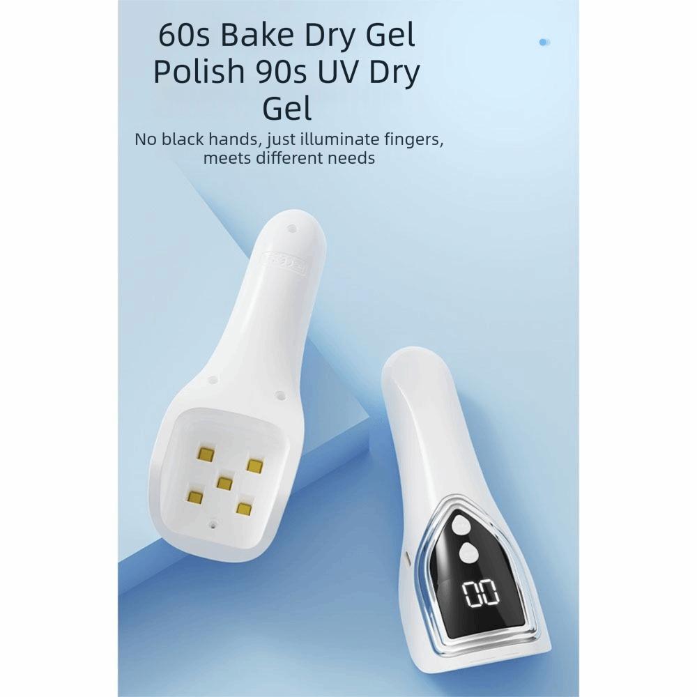 Portable Nail UV Light Cordless LED Gel Nail Curing Lamp Quick Dry Handheld UV Nail Lamp DIY Nails