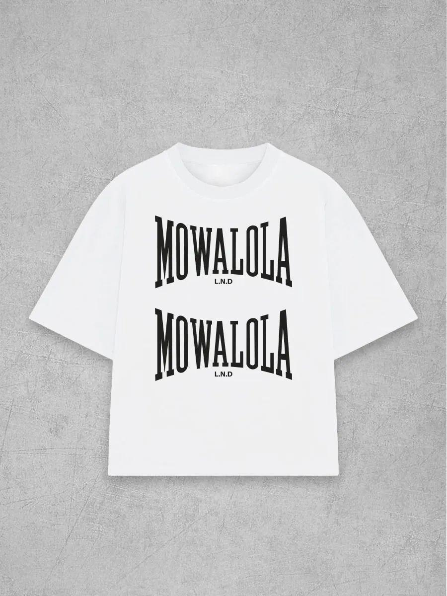 Y2K Mowalola print T‑shirt S