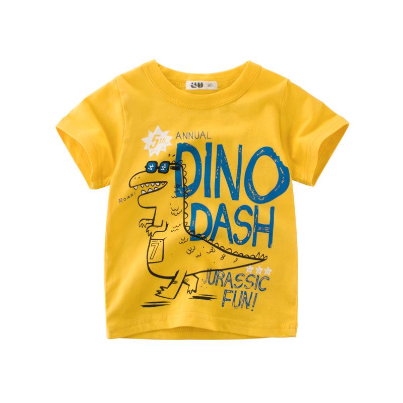 Children s clothing summer new, Korean version of children s clothing boys T-shirt summer baby short-sleeved undershirt 90cm
