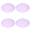 10Pcs Door Handle Stop Silicone Wall Bumper AntiCollision Protector Self Adhesive Guard(White )