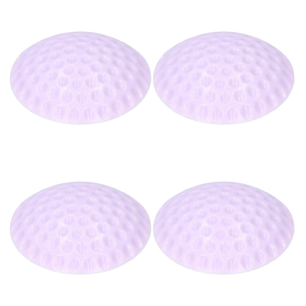 10Pcs Door Handle Stop Silicone Wall Bumper AntiCollision Protector Self Adhesive Guard(White )