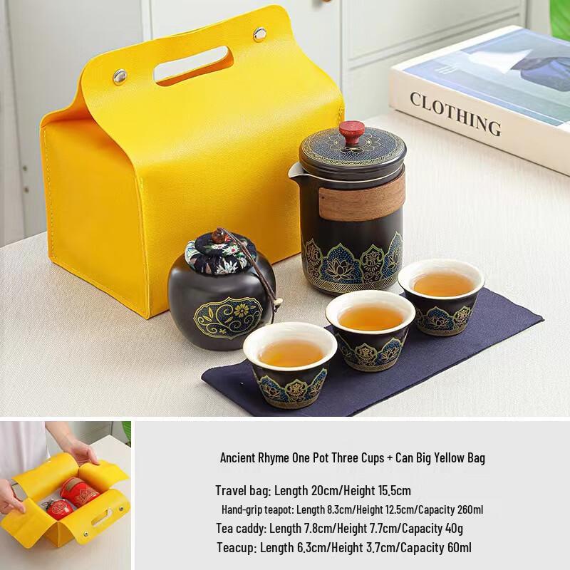 Portable Ceramic Travel Tea Set