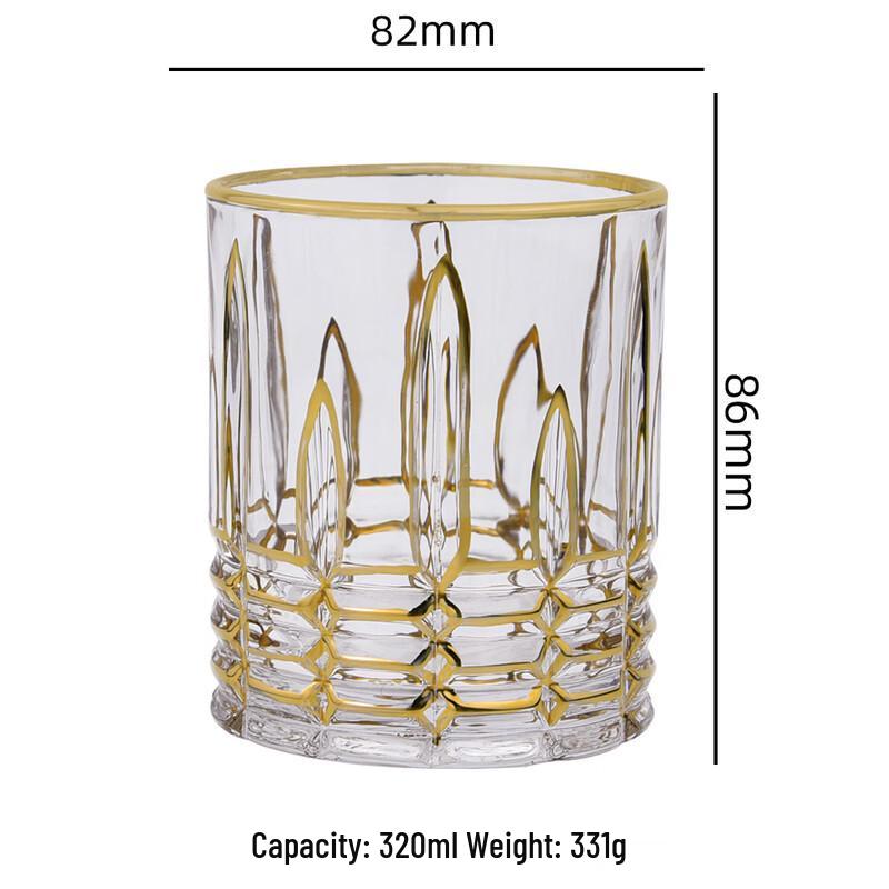 

Европейский стиль Золотой ободок Стакан для виски