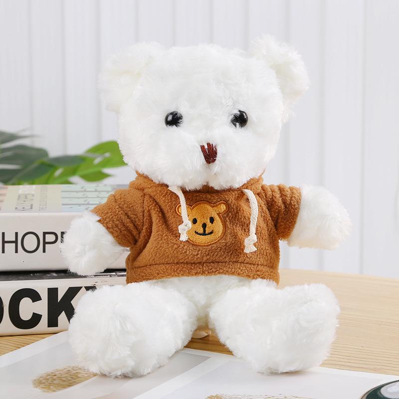 Teddy Bear Plush Hoodie Doll - Cute Activity Gift with Logo Print