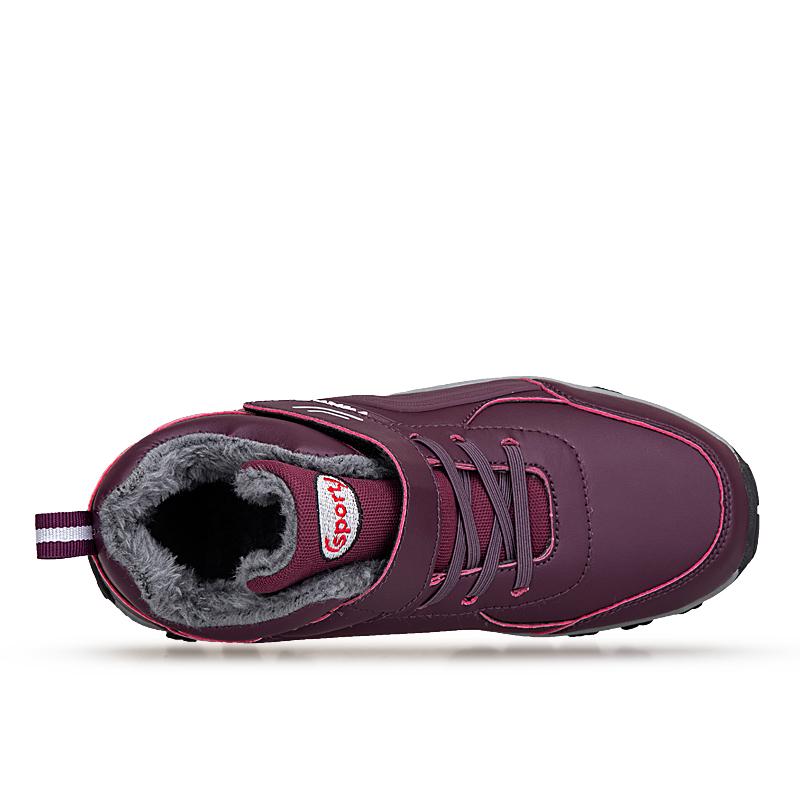 Waterproof Men boots Super Warm Snow Leather Boots Women Sneakers Boots Outdoor Hiking ankle Boots Work Shoes