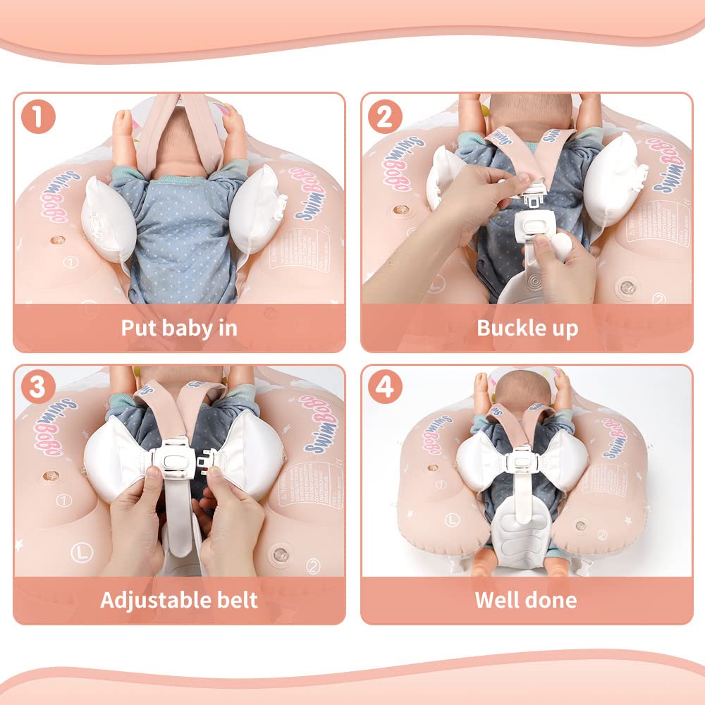 Baby Suitable for Horse Foot Insert Sunburn Swim Swimming Water Swimming Toys Children's Float, Float, Unisex, 3-48 Months, Float, Type, Roof,