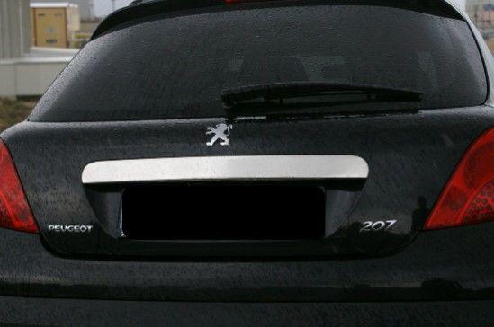 

Накладка над номером (нерж) для Peugeot 207