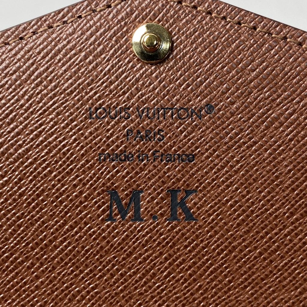 Gebrauchte LOUIS VUITTON Geldbörse Braun PVC Damen