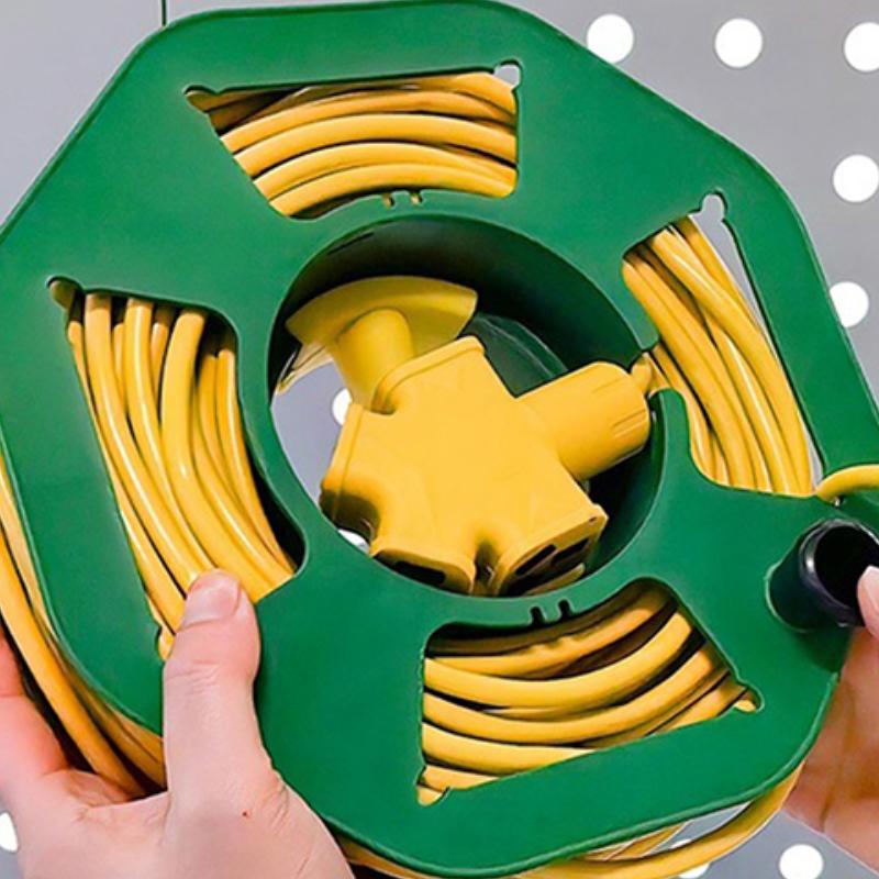 Portable Plastic Wire Winding Reel Cable Storage Rolling Disc Household Line Organizer Tool