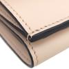 Fendi 8M0395 Roman MicroTri-fold Wallet Leather Array