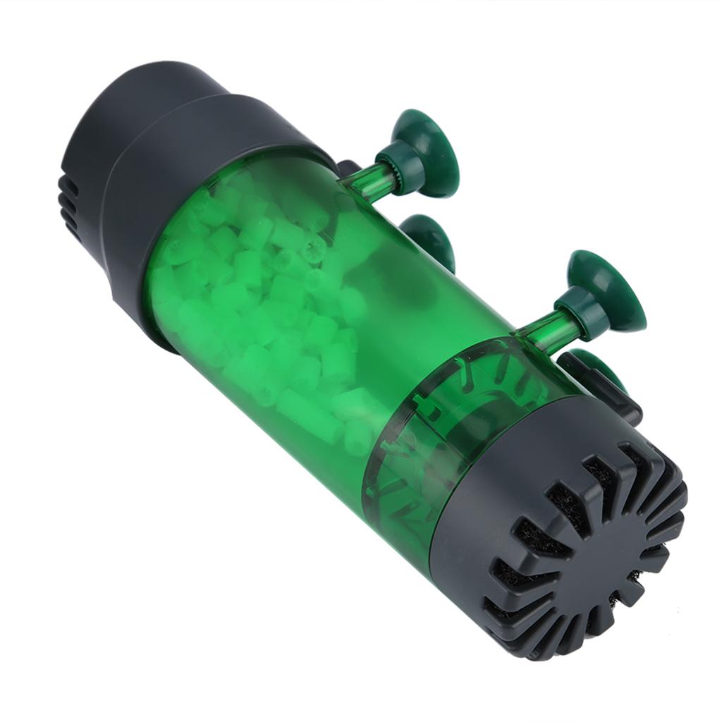 Fish Tank Double Biochemical Filter Aquarium Physical Sponge Filters with Suction Cup(LH600)