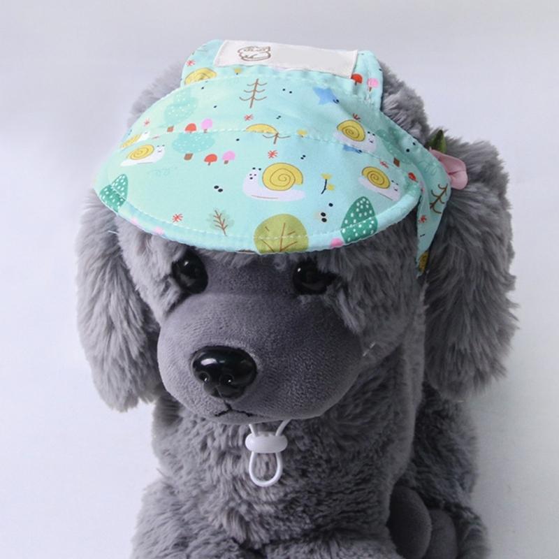 Cats Sun Protective Hat With Adjustable Strap And Ear Holes Dog Visors Baseball Cap For Small Medium Large Pet