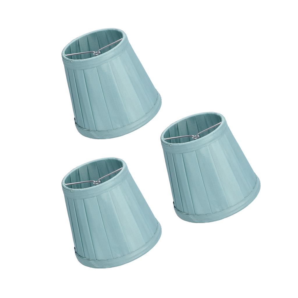 3 PEÇAS Cúpula de Tecido E14 Clip On Capa de Lâmpada de Tecido para Lustre Arandela Escritório Decoração de Casa
