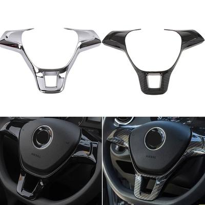 Car Interior Steering Wheel Cover Trim Sticker Accessories for Volkswagen VW Golf 7 GTI MK7 POLO 2014 2015 Jetta MK6 2015 2016