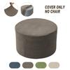 1 PZ Copri Pouf Rotondo Jacquard Copri Poggiapiedi Estensibile All-inclusive Copridivano per Poggiapiedi Sgabello per Soggiorno Camera da Letto