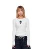 AAKAM Akm Cros2 Long Sleeve (White)