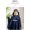 Imperméable pour enfants Style Cape Sacs d'école Version coréenne avancée Poncho pour enfants à l'école Imperméable pour faire du vélo
