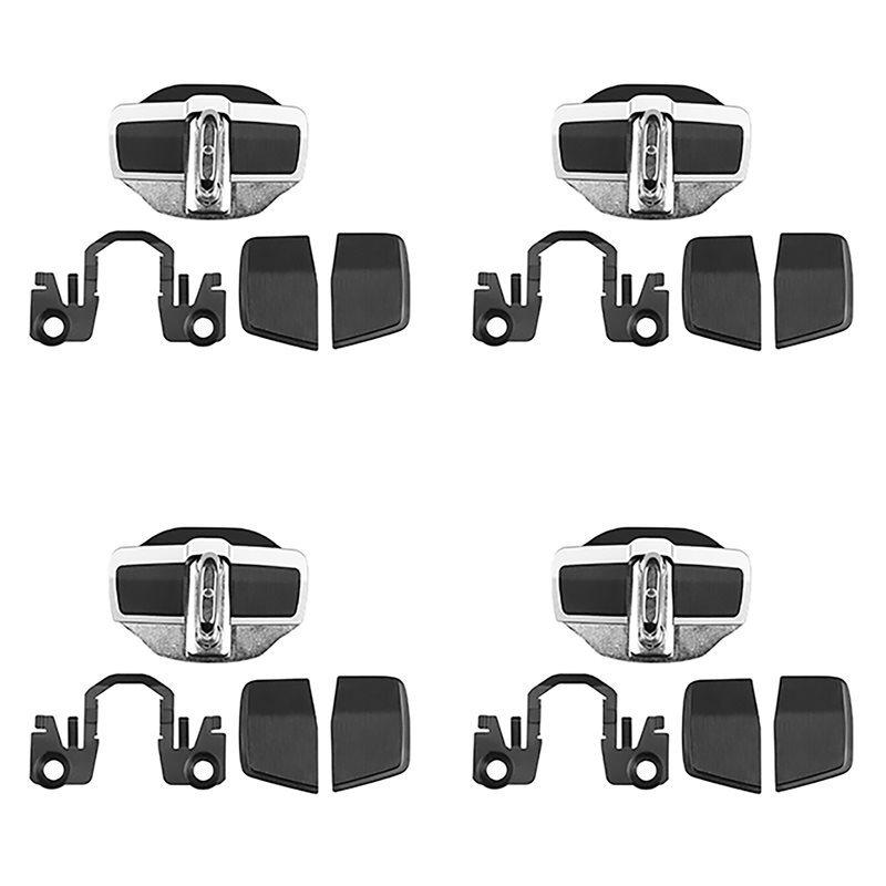 

4Set Car TRD Door Stabilizer Latches Protector For Land Cruiser LC200 LC300 Camry Corolla Yaris Door Lock Buckle Covers