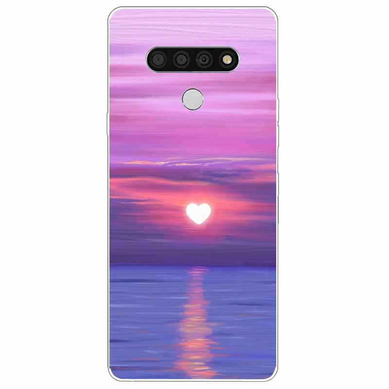Soft Print Cover For LG K51 K61 V50 V60 Thinq Case Cute Cat Silicone Coque for LG K61 V50 Thinq Cases K 61 Shockproof Shell Bag