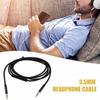 120CM 3.5mm Auditory Cable with Microphones Voice Control for Headphones Car Speakers Smartphones