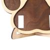 Handcrafted Pet Keepsake Photo Album Cat Paw Shape Solid Wood Frame  Home Decoration