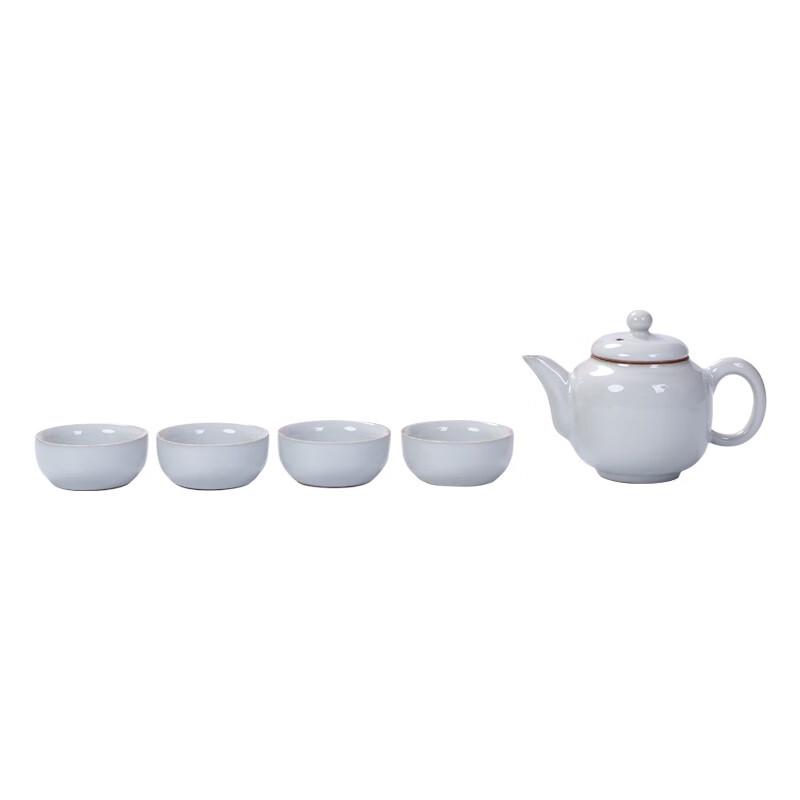 Bafangli Birthday Gift Fortune 5-Piece Ceramic Tea Set
