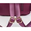 Women Solid Color Zipper Backpack Anti-theft Single Shoulder Bag Versatile Messenger Bag Daisy Embroidery Holiday Backpack