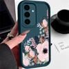 Flower Print Case For Samsung Galaxy S25 S24 S23 S22 Ultra S21 S24 FE A55 A54 A34 A15 A14 A35 A52 A53 A25 A16 5G Soft TPU Cover