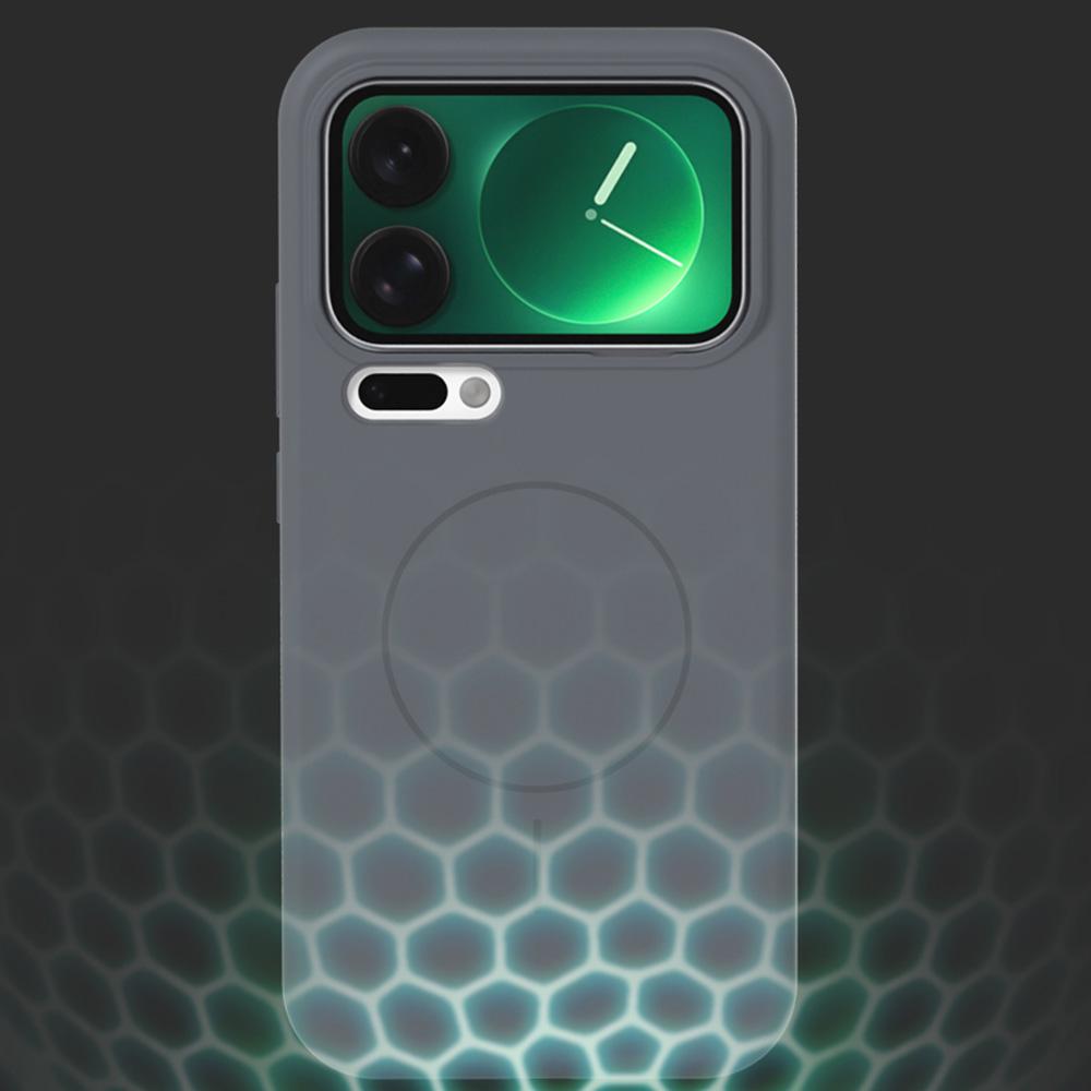 For Xiaomi 17 Pro Max Liquid Silicone Magnetic Case Skin-Touch Phone Cover