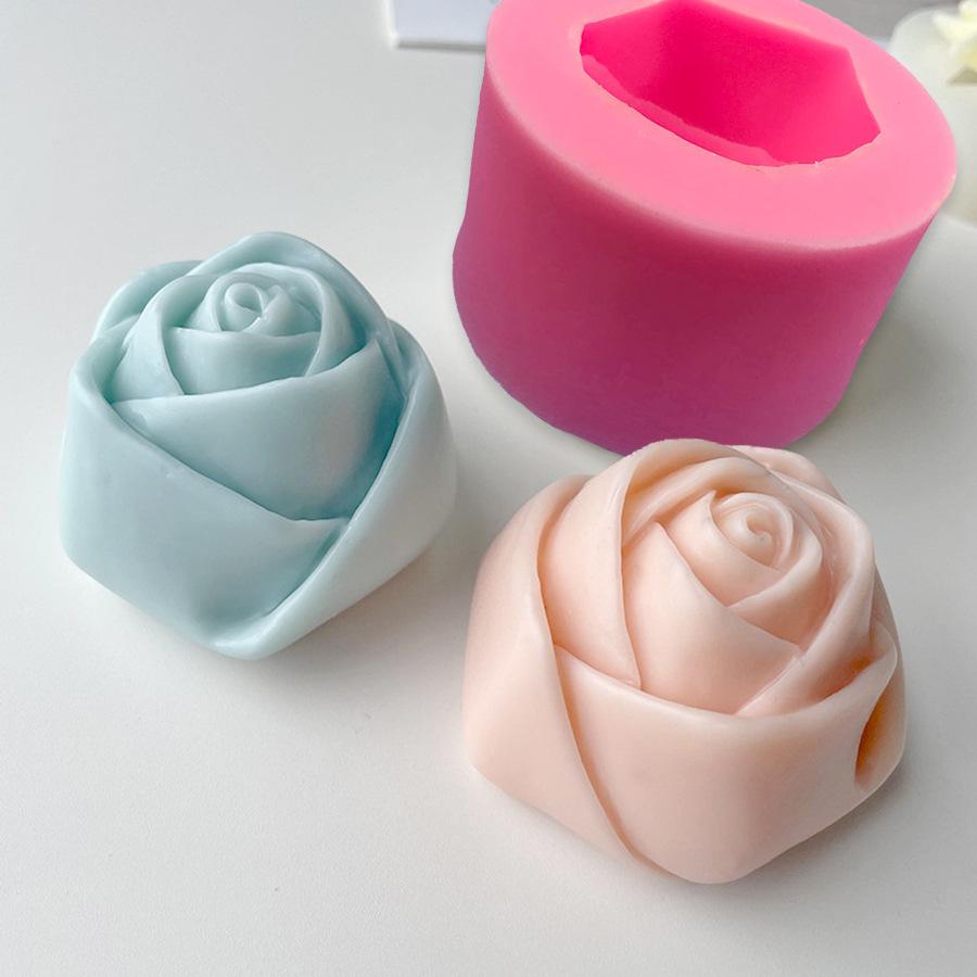 

Силиконовая форма для свечей в виде розы для ароматических свечей, гипсового орнамента, мыла и украшения тортов