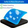 Extra Large Gel Honeycomb Seat Cushion - Thickened, Soft, Breathable, Non-Slip, Cooling Pad, Suitable for Wheelchairs, Office