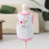 Summer Spring Dog Striped Breathable Vest Thin T-Shirt Bichon Leashable Yorkie Cool Pullover Pet Puppy Clothes