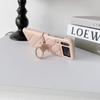 Suitable for Samsung Z Flip4 mobile phone case Z Flip3 folding mobile phone Xiaoxiangfeng diamond ring holder leather case