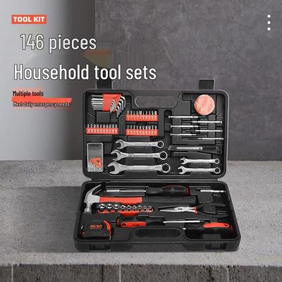 146-Piece Multi-Functional Tool Set with Handle for Car Repair