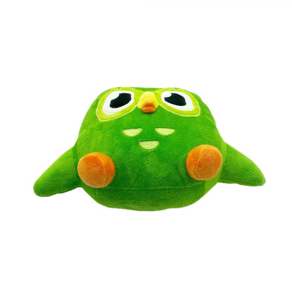 Güzel Yeşil İkili Peluş Duo Baykuş Karikatür Anime peluş oyuncak Yumuşak Doldurulmuş Hayvan Peluş Bebek Çocuk doğum günü hediyesi