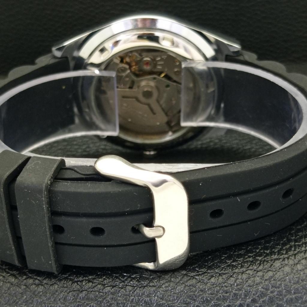 JAPAN SEIKO 5 AUTOMATIC MENS 6309A REFURBISHED BLACK COLOR DIAL WATCH A440215-d Sk-a440215-2