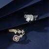 Women's Light Luxury Exquisite Open Flower Ring